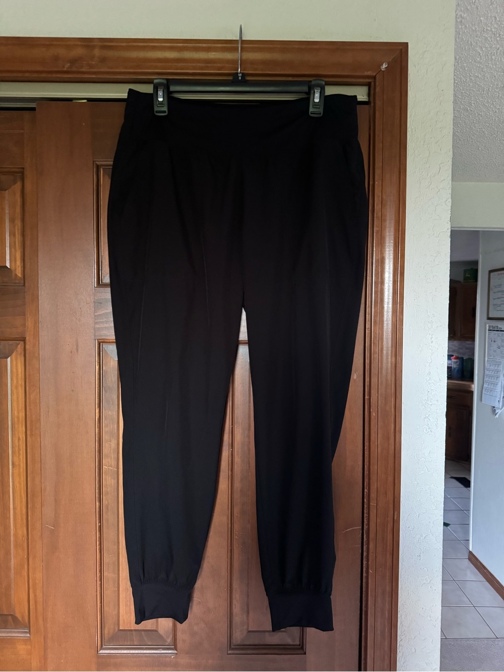 DSG Black Women's Jogger Pants with Cuffed Ankles